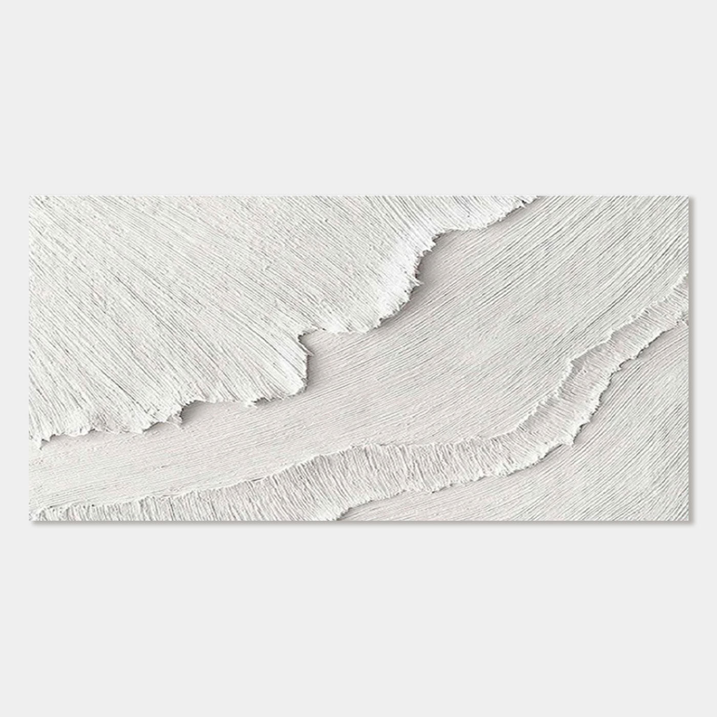 3D Textured Abstract Wave Painting - Tidal Veil