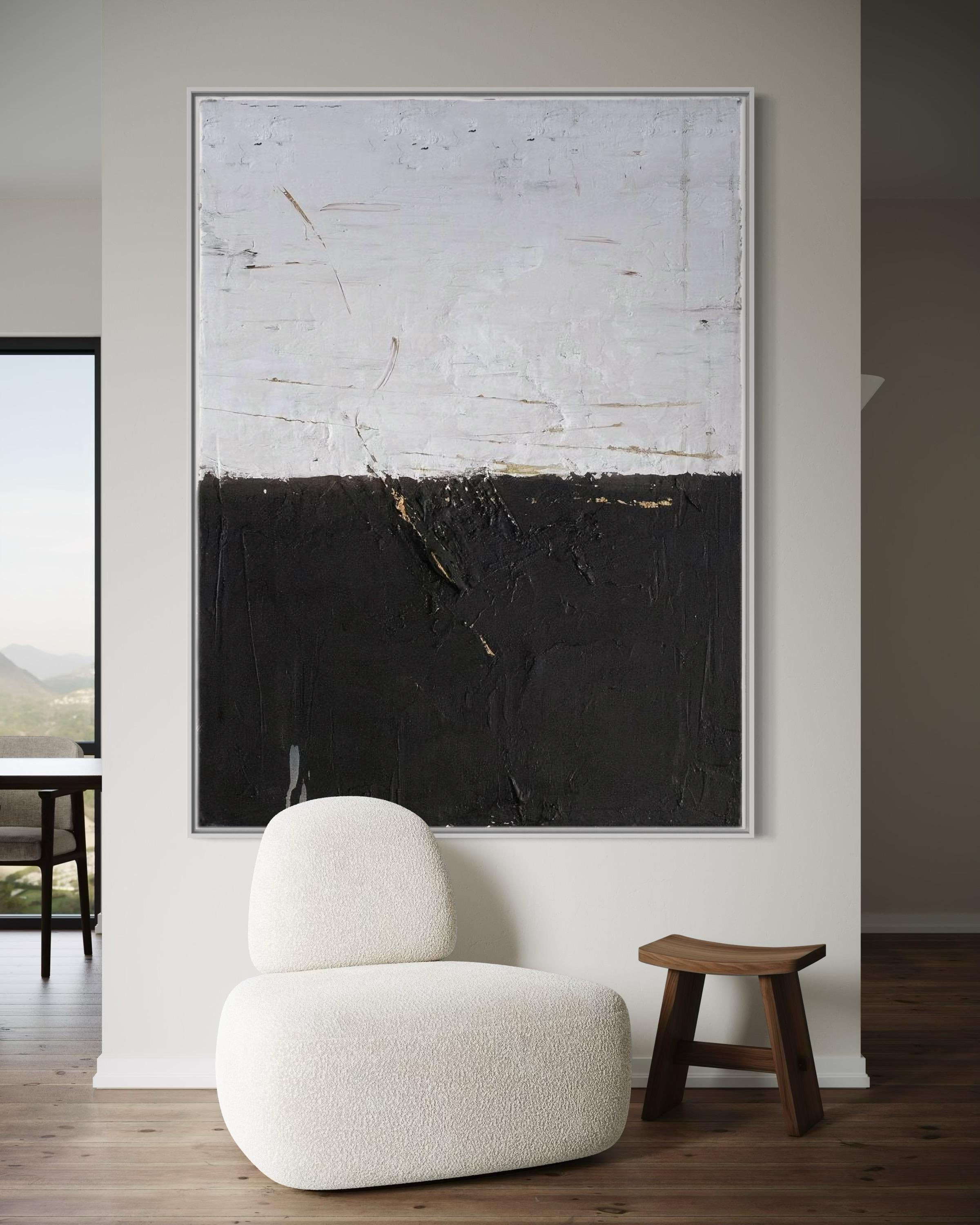 Textured Abstract Canvas Wall Art #TX021