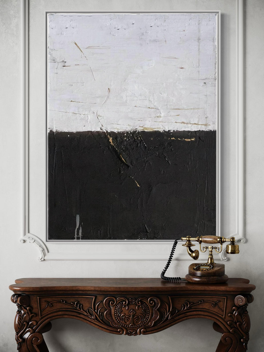 Textured Abstract Canvas Wall Art #TX021