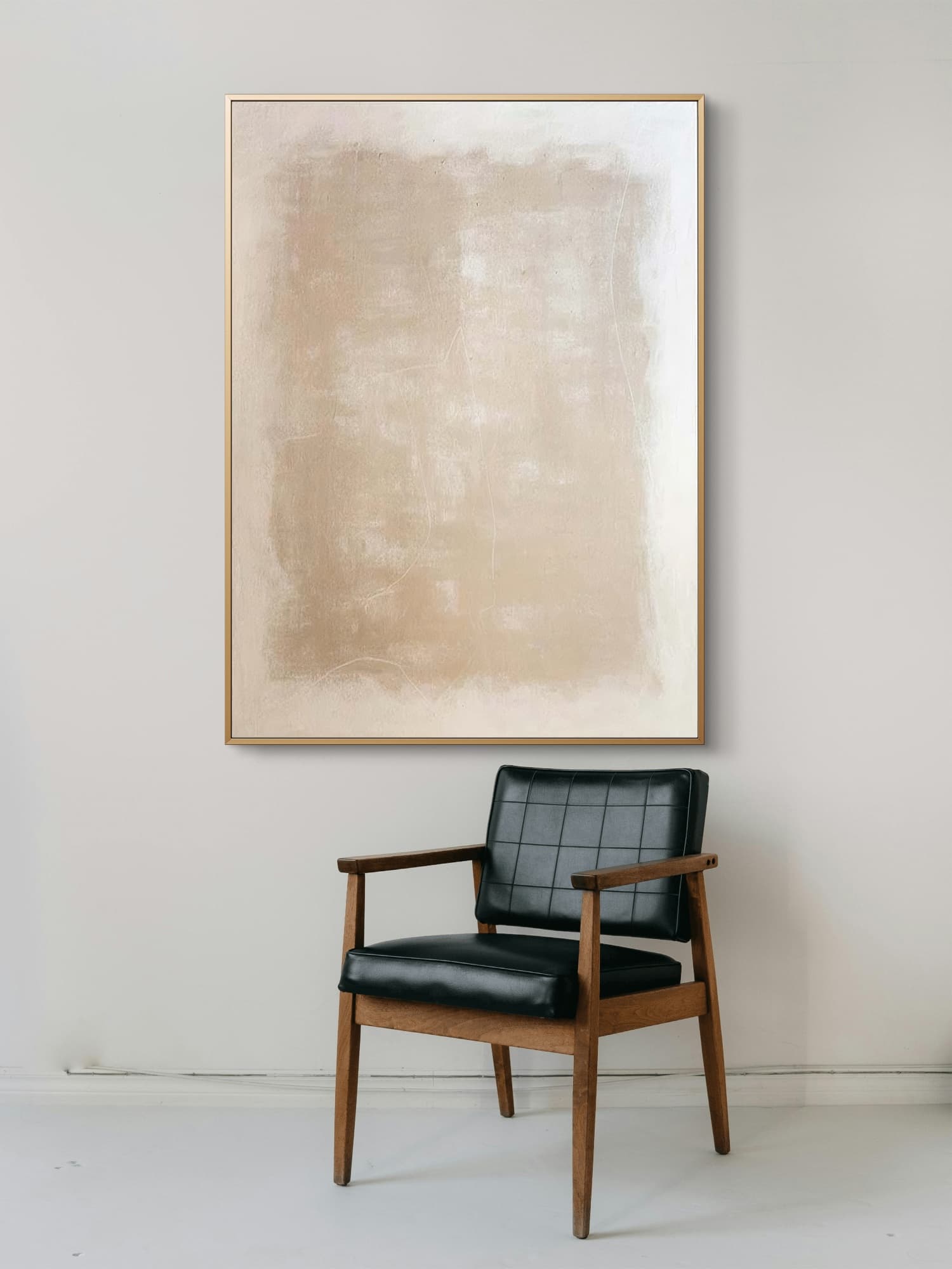 Wabi-Sabi Abstract Canvas Painting #AB034