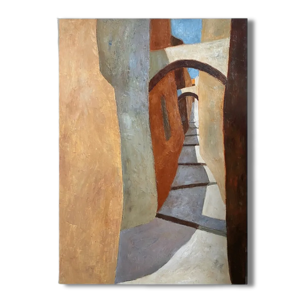 Abstract Expressionist Modern Landscape Art #AB001