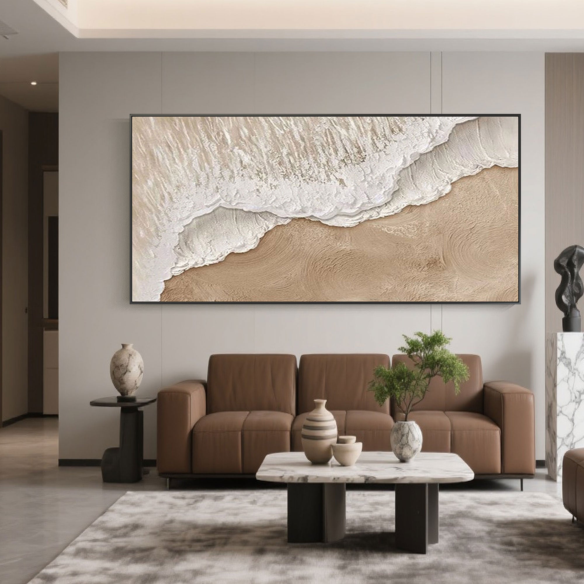 3D Textured Beach Painting | Shoreline