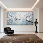 3D White Floral Wall Art | Serenity