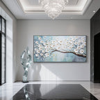 3D White Floral Wall Art | Serenity