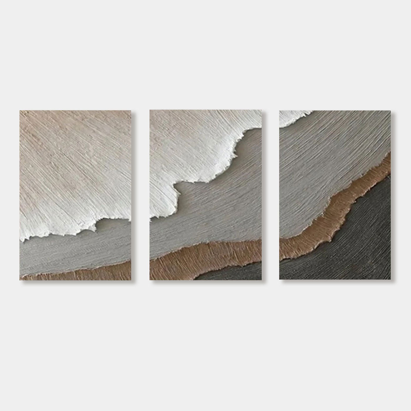 Toile abstraite texturée représentant l'océan - Marine Grace