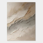 3D Textured Abstract Painting - Silent Layers