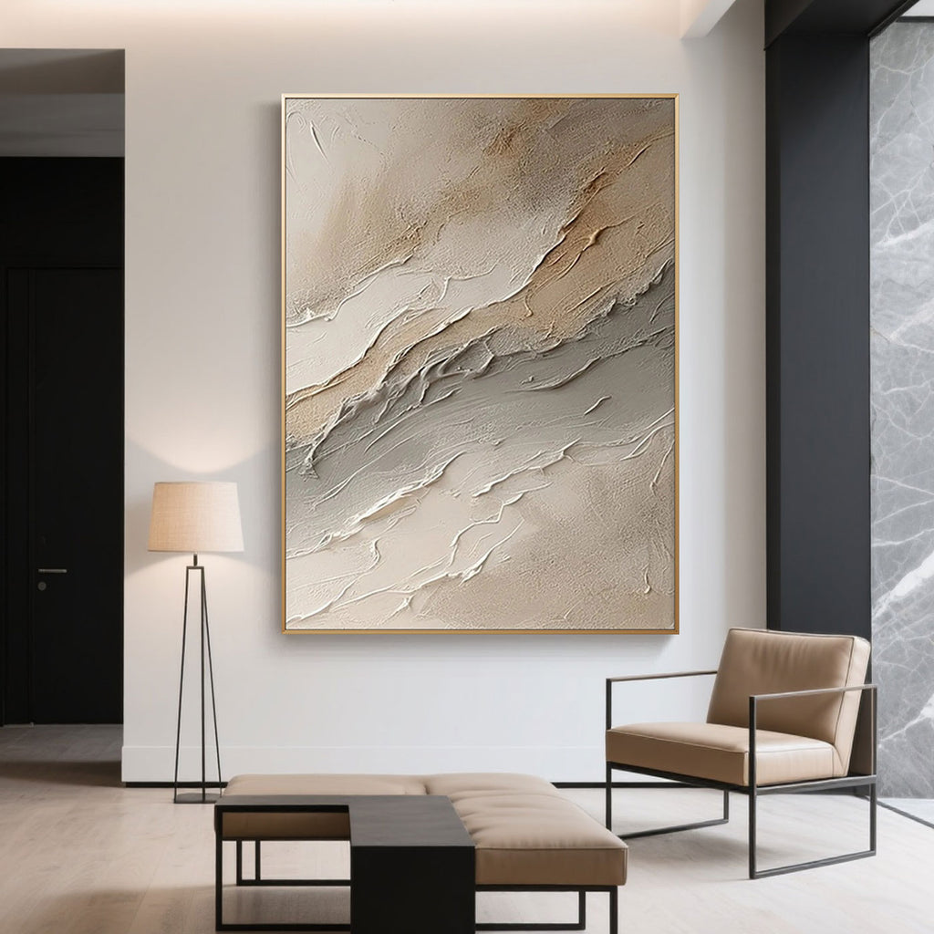 3D Textured Abstract Painting - Silent Layers