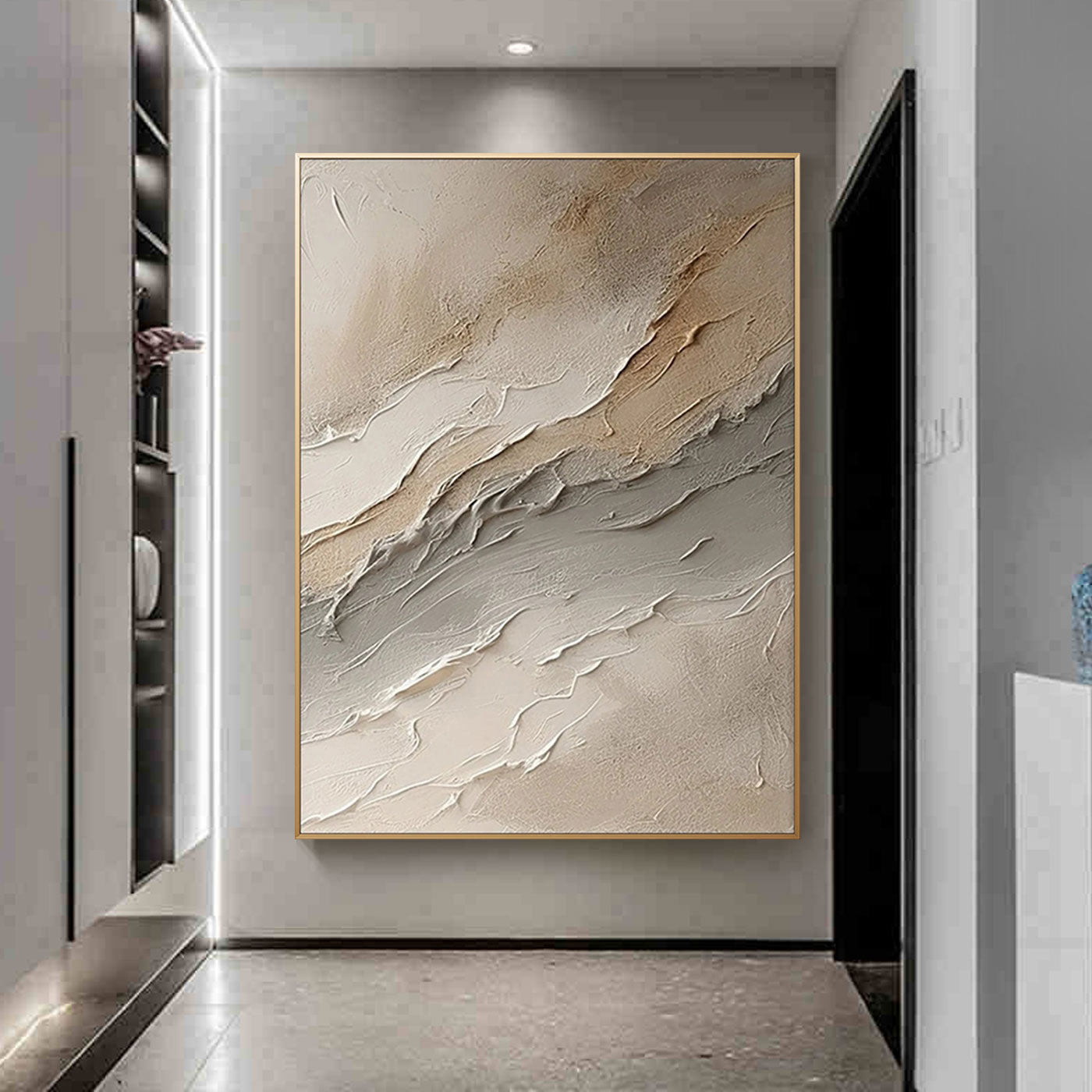 3D Textured Abstract Painting - Silent Layers