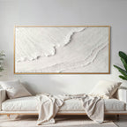 3D Textured Abstract Wave Painting - Tidal Veil