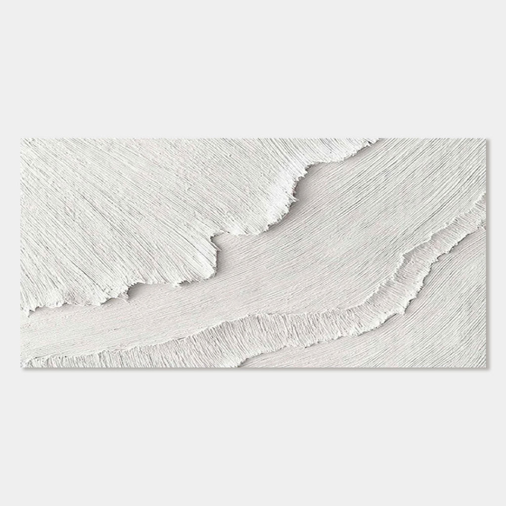 3D Textured Abstract Wave Painting - Tidal Veil