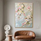 3D Textured Floral Wall Art - Spring Reverie