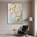 3D Textured Floral Wall Art - Spring Reverie