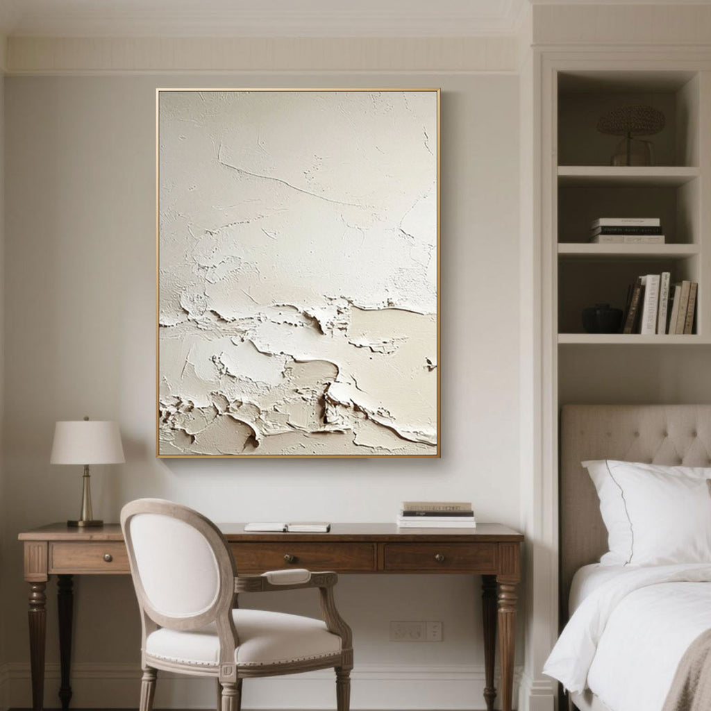3D Textured Minimalist Abstract Wall Art - Tidal Trace