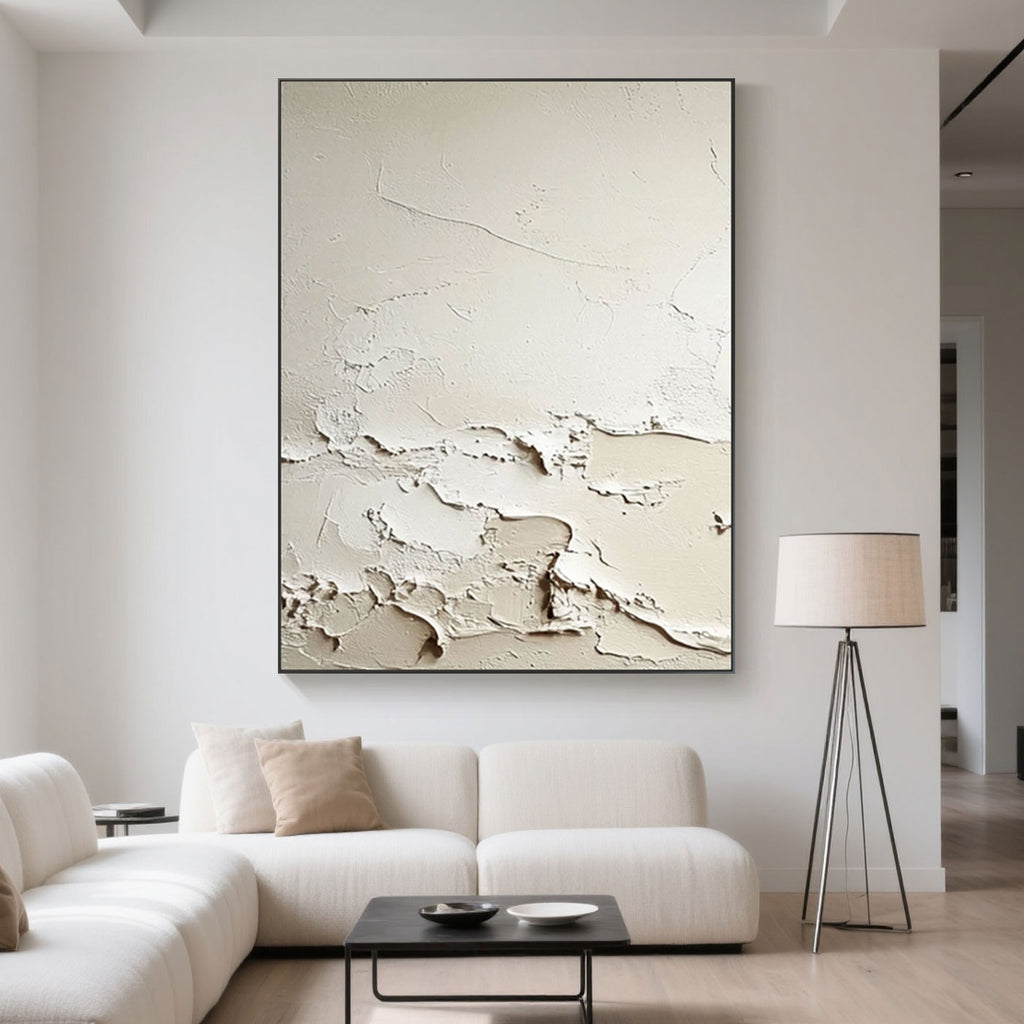 3D Textured Minimalist Abstract Wall Art - Tidal Trace