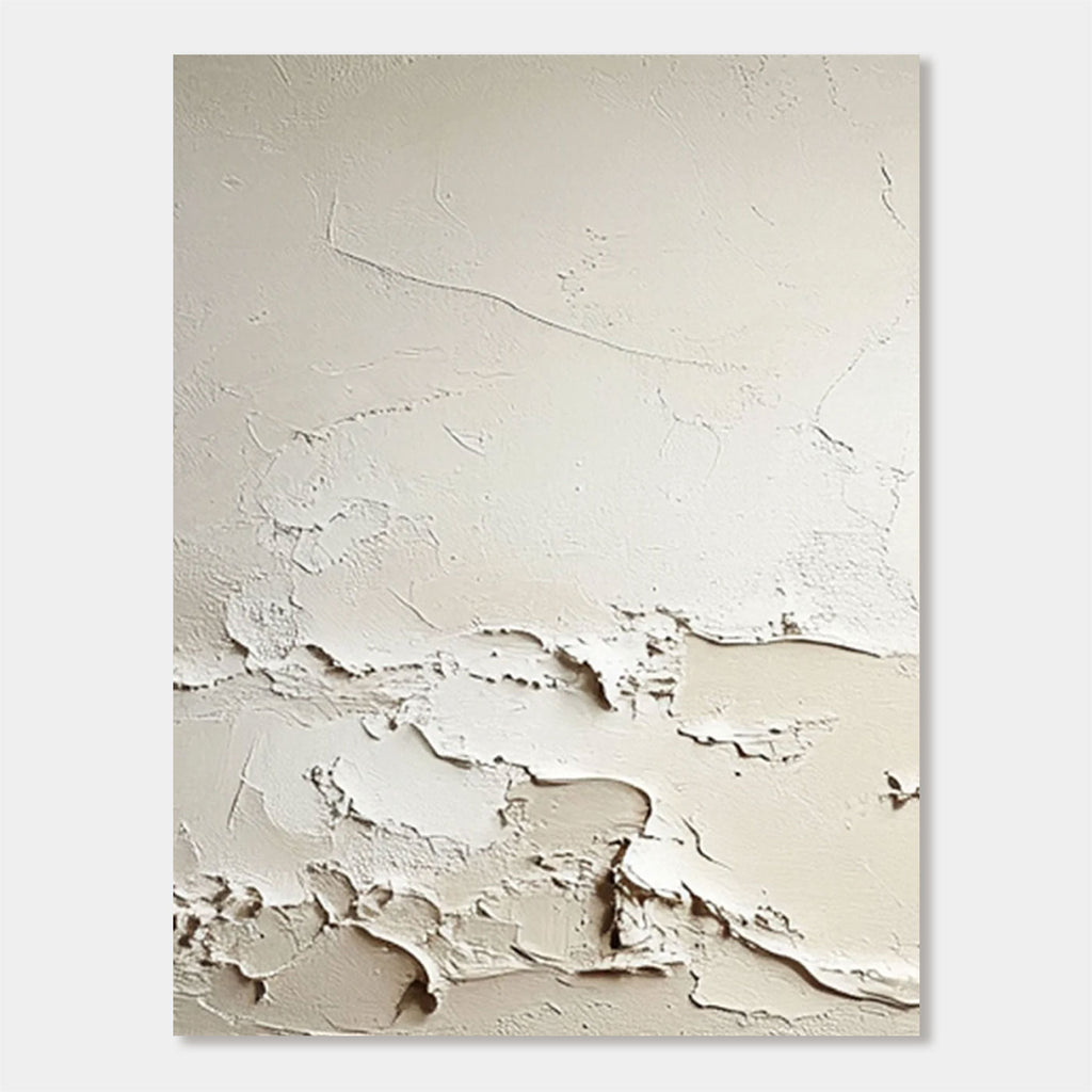 3D Textured Minimalist Abstract Wall Art - Tidal Trace