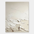 3D Textured Minimalist Abstract Wall Art - Tidal Trace