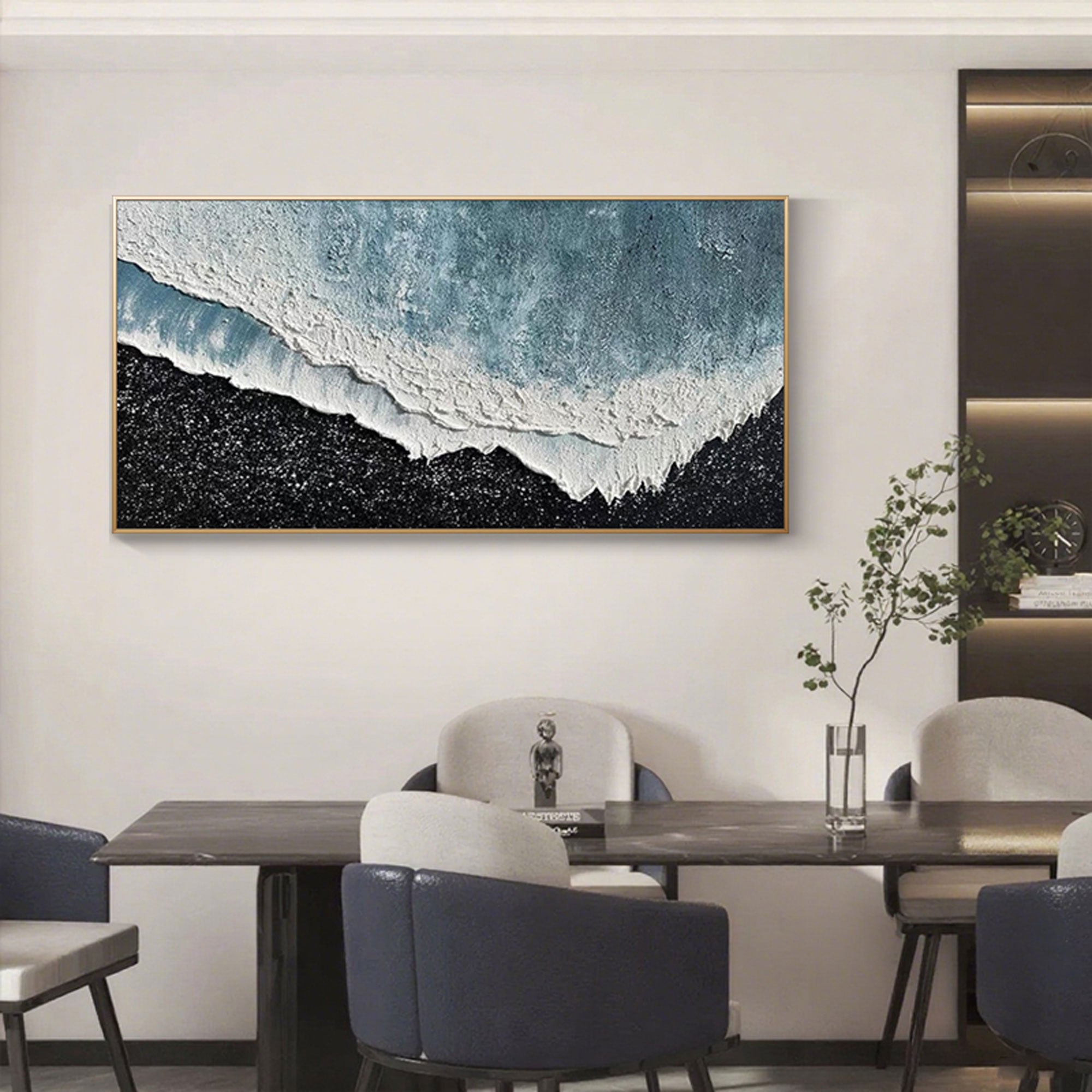 Safe international shipping for hand-painted canvas artwork.