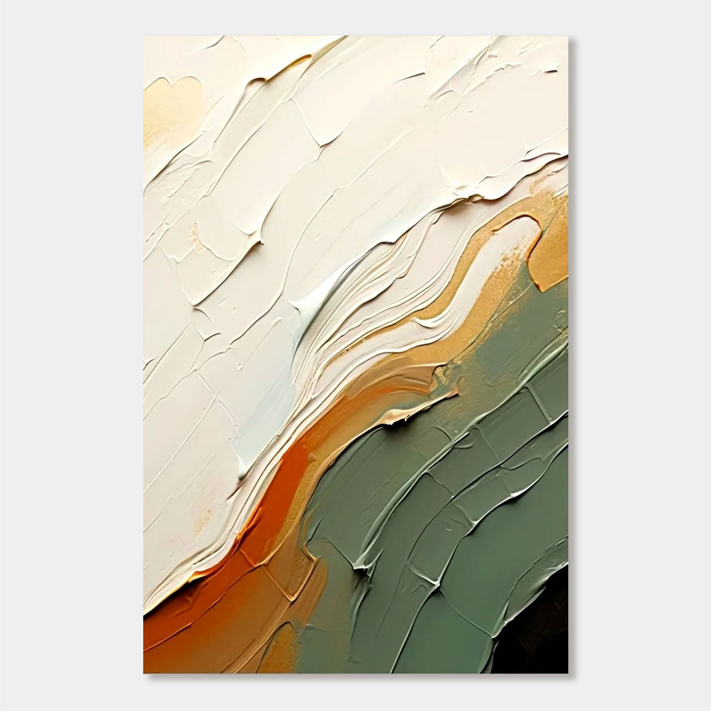 3D Textured Ocean Wave Painting - Terra Tide