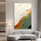 Peinture texturée 3D représentant des vagues de l'océan - Terra Tide