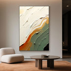Peinture texturée 3D représentant des vagues de l'océan - Terra Tide
