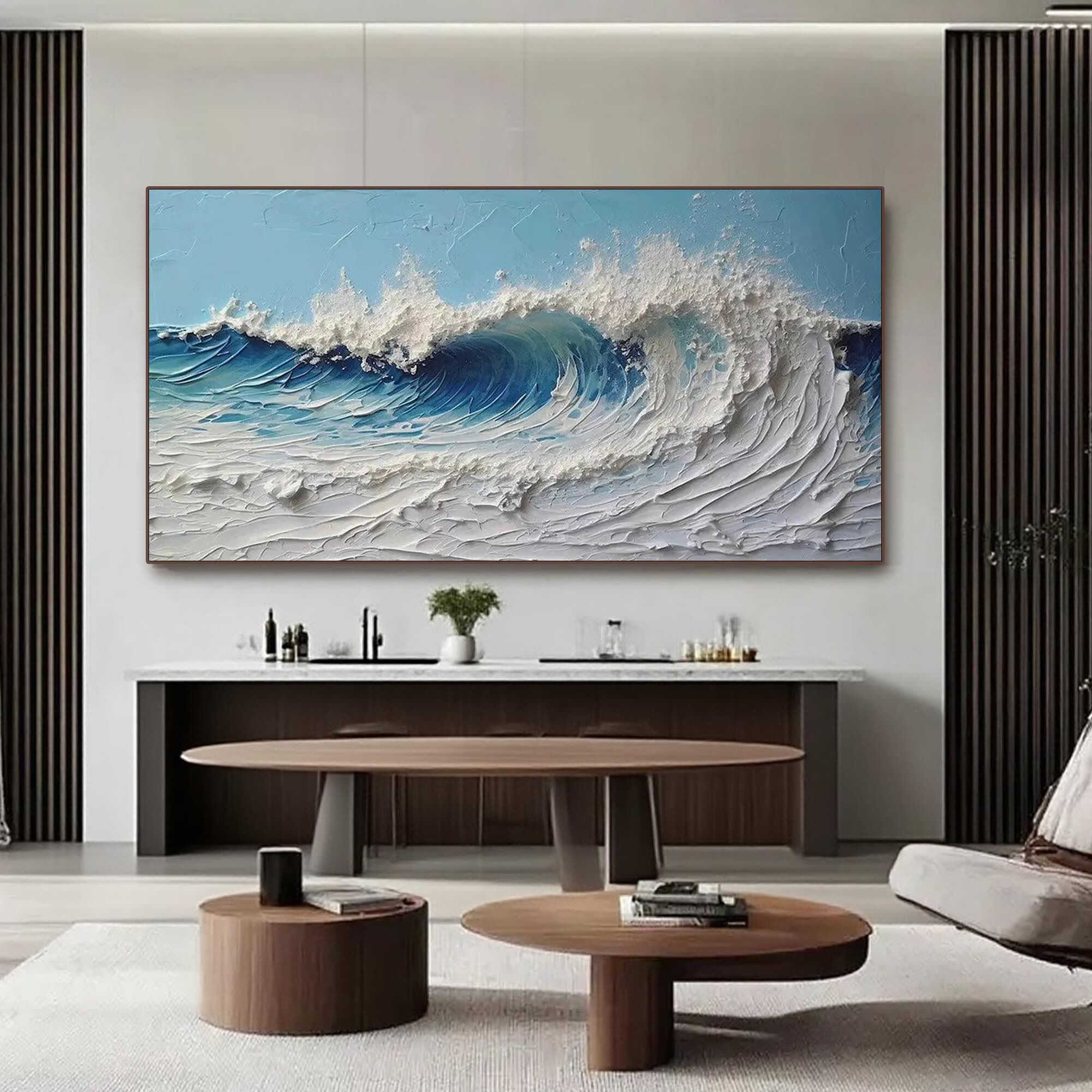 Safe international shipping for canvas art. Secure packaging shown.
