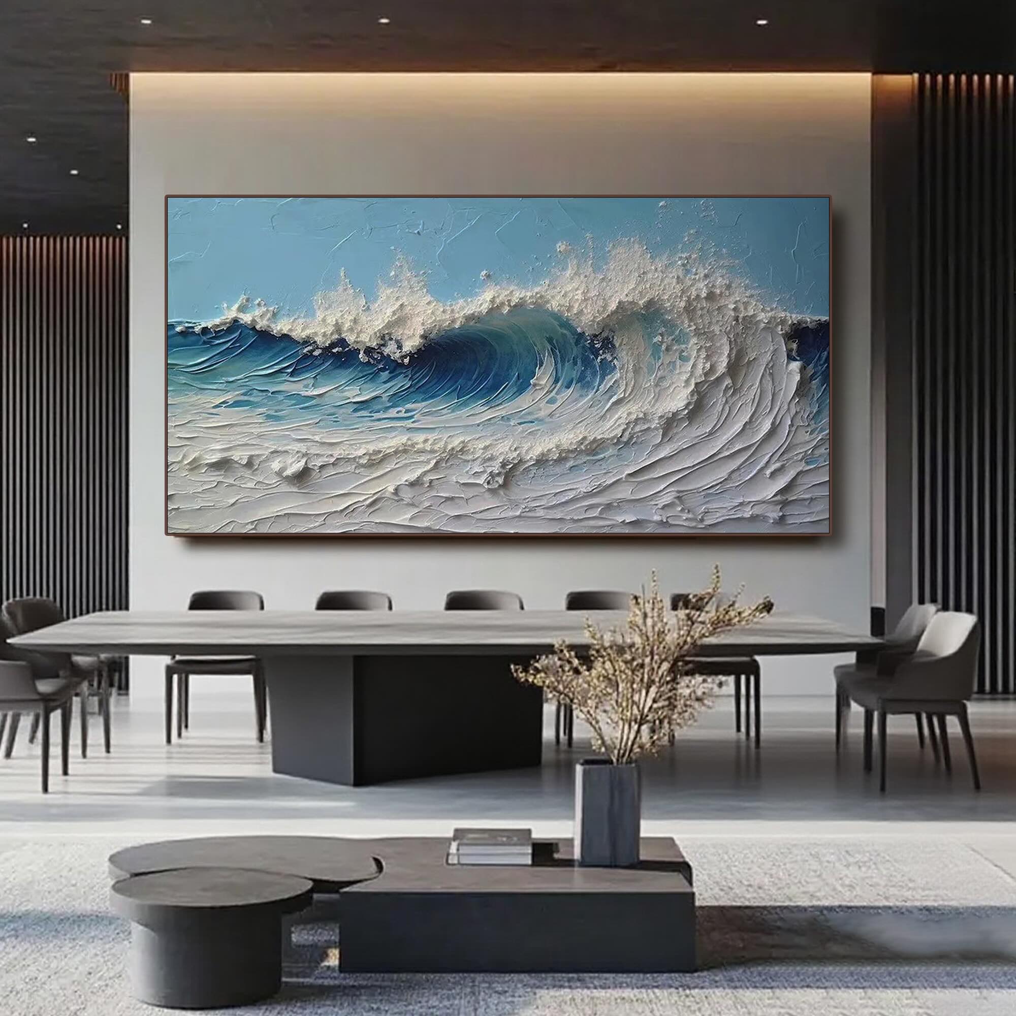 Premium canvas options: rolled, stretched frameless, or framed in metal.