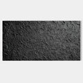 Obsidian Field 3D textured black minimalist wall art Lumi Gallery