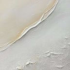 3D textured minimalist gold wall art by Lumi Gallery with silver and cream tones