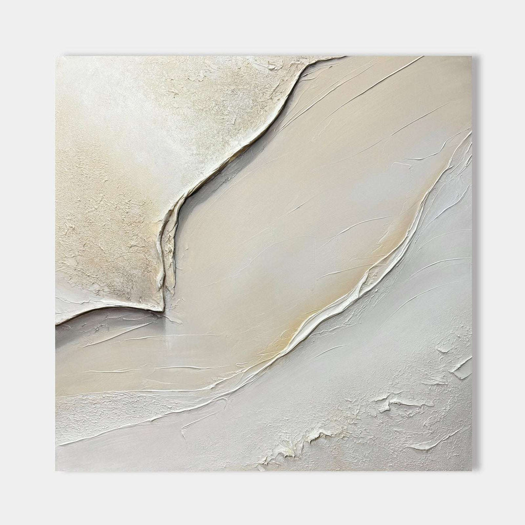 3D textured minimalist gold wall art 'Golden Hush' by Lumi Gallery, abstract curved shapes with textured surface
