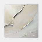 3D textured minimalist gold wall art 'Golden Hush' by Lumi Gallery, abstract curved shapes with textured surface