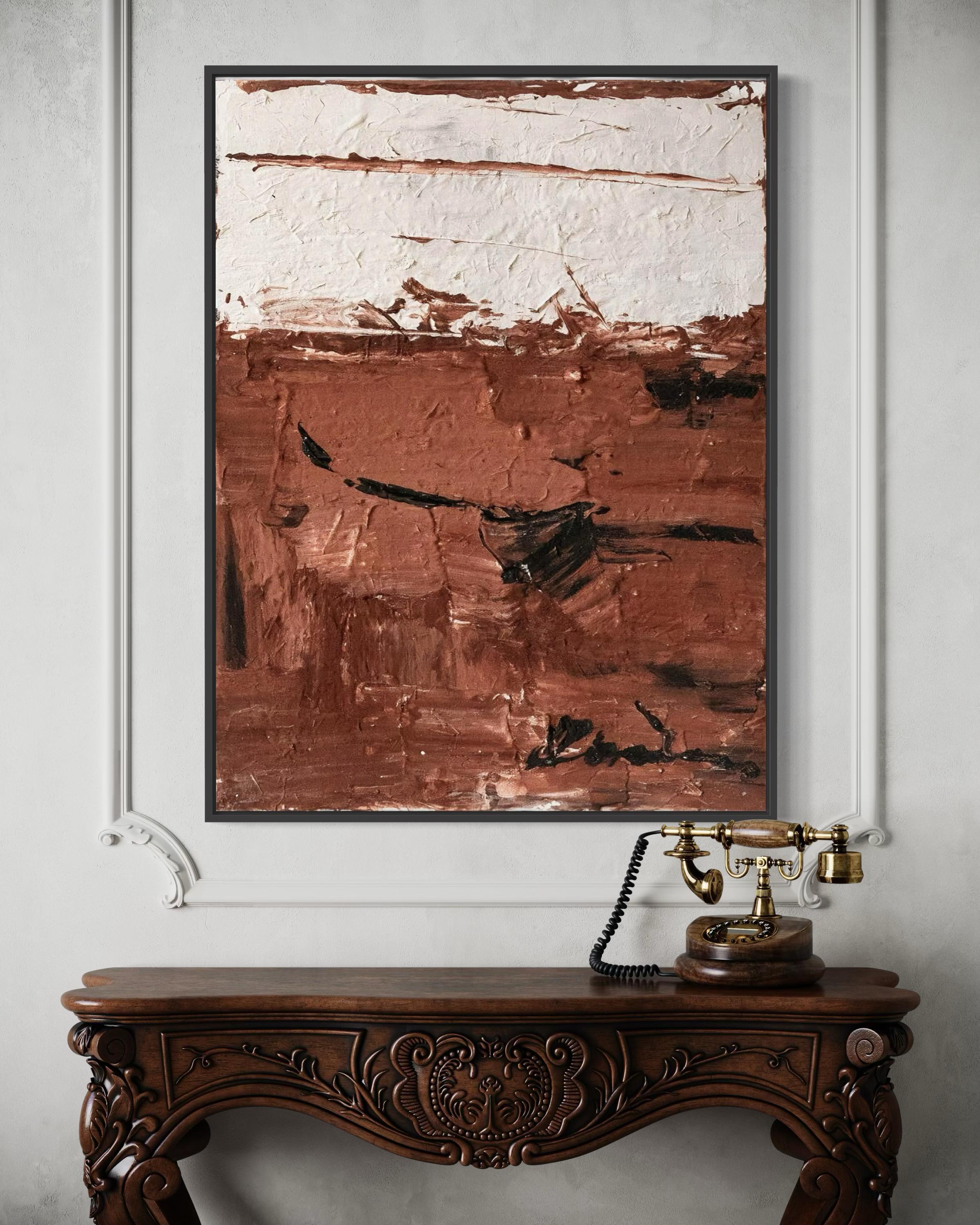 Textured Abstract Canvas Wall Art #TX020