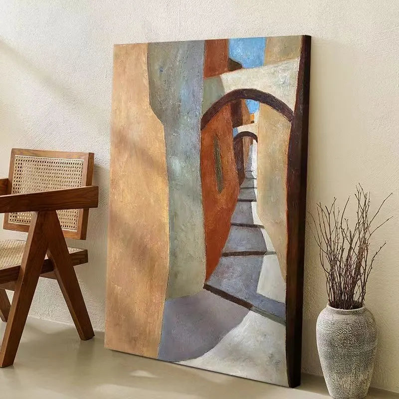 Abstract Expressionist Modern Landscape Art #AB001