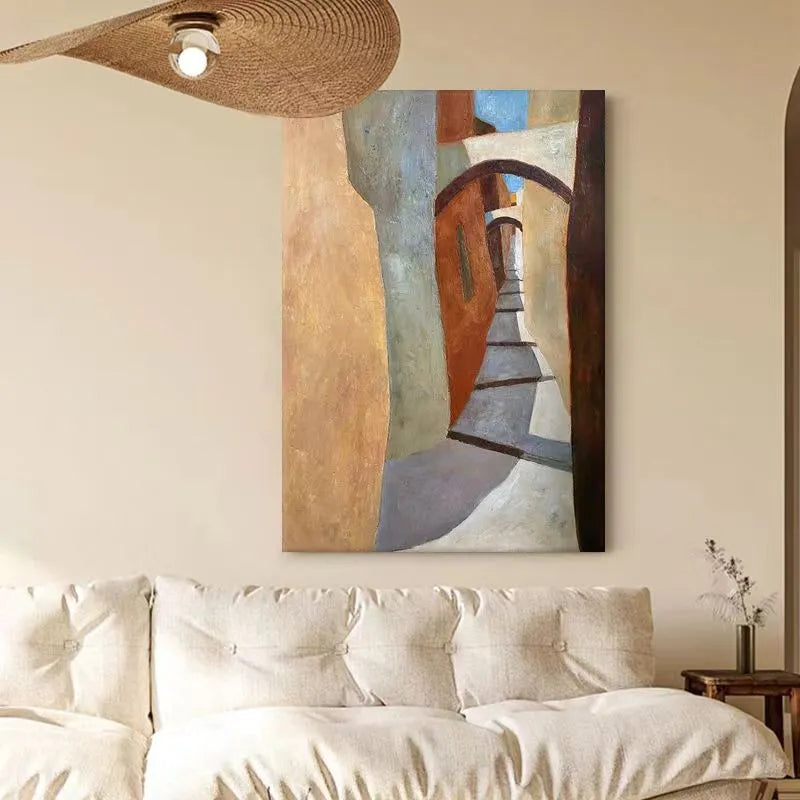 Abstract Expressionist Modern Landscape Art #AB001