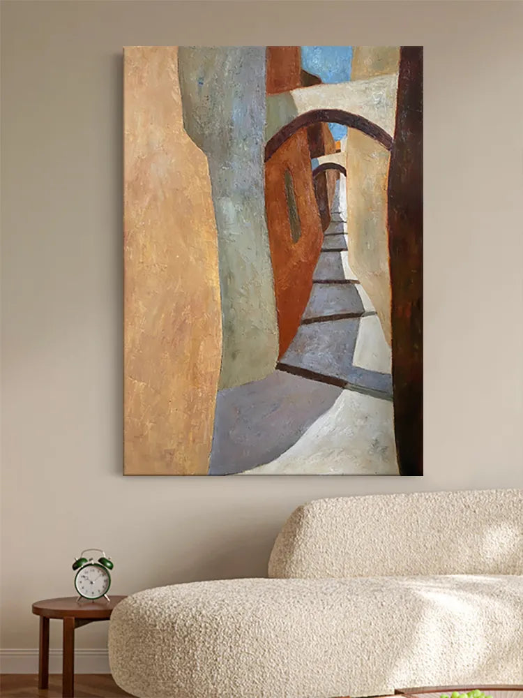 Abstract Expressionist Modern Landscape Art #AB001