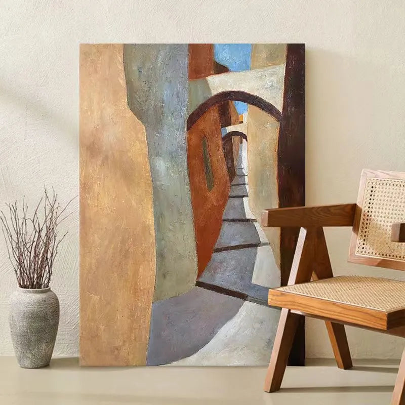 Abstract Expressionist Modern Landscape Art #AB001