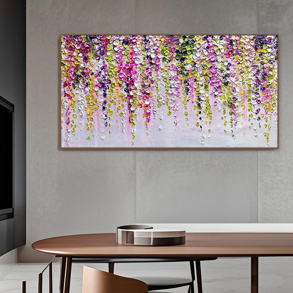 Abstract Floral Wall Art | Floral Drape