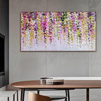 Abstract Floral Wall Art | Floral Drape