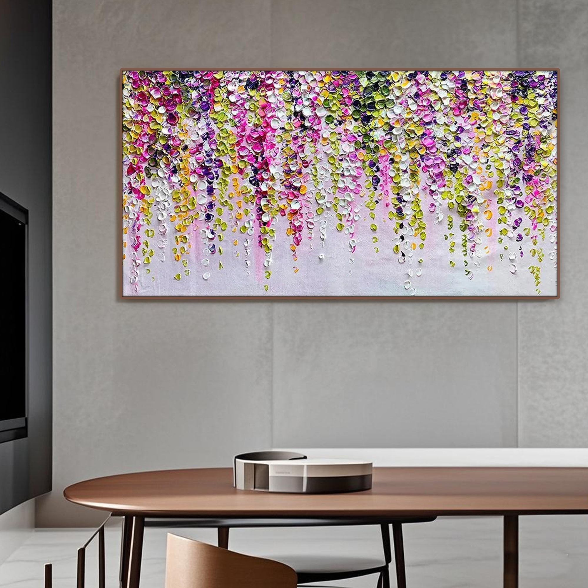 Abstract Floral Wall Art | Floral Drape