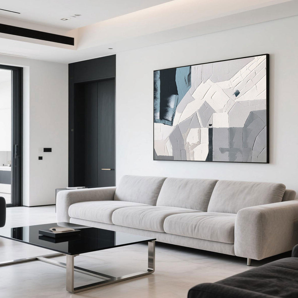 Abstract Geometric Wall Art | Silent Grid