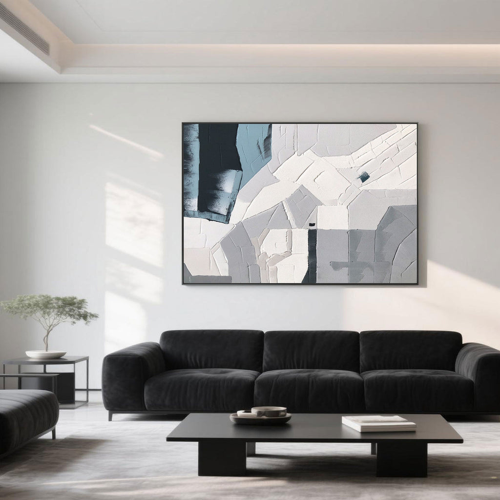 Abstract Geometric Wall Art | Silent Grid