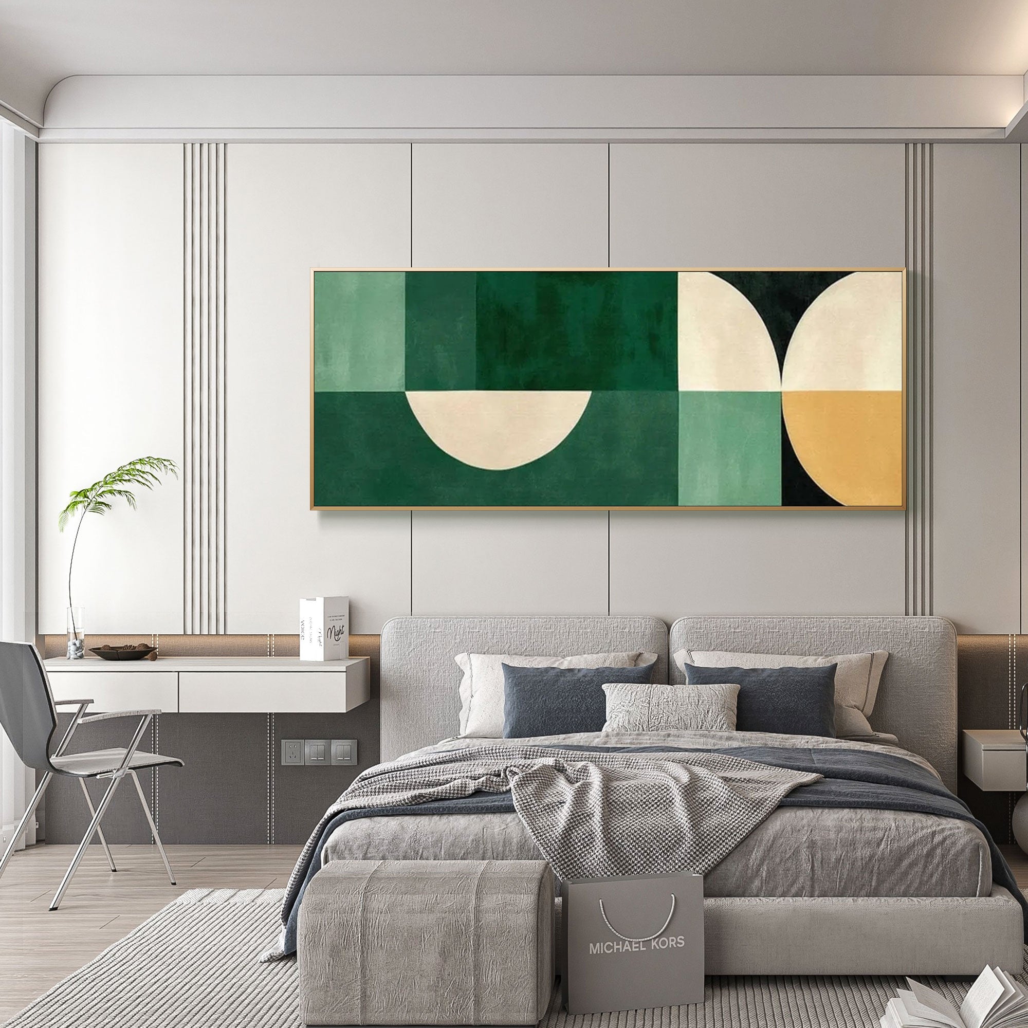 Premium canvas art stretched and framed options