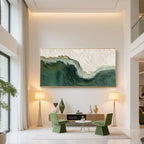 Abstract Landscape Canvas Art | Verdant Silence