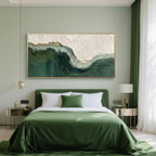 Abstract Landscape Canvas Art | Verdant Silence