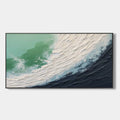 Abstract Ocean Waves Canvas Wall Art