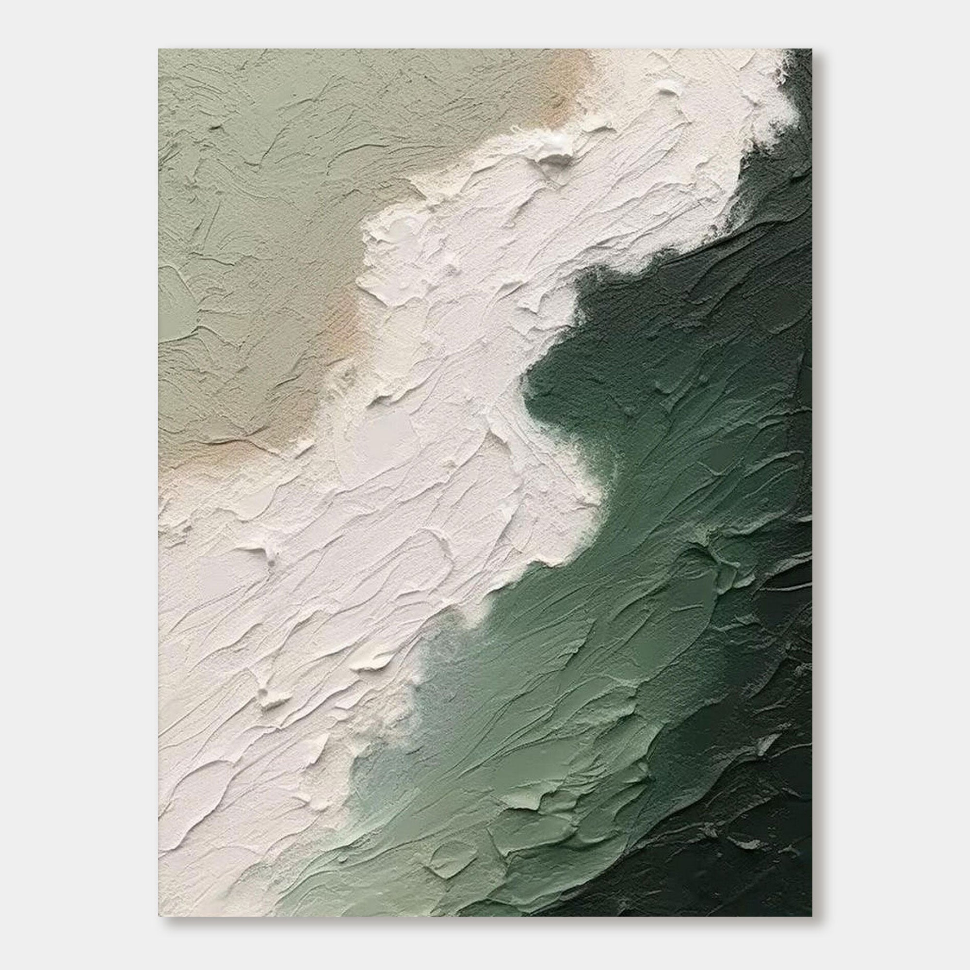 Abstract Seascape Wall Art | Brush Tide