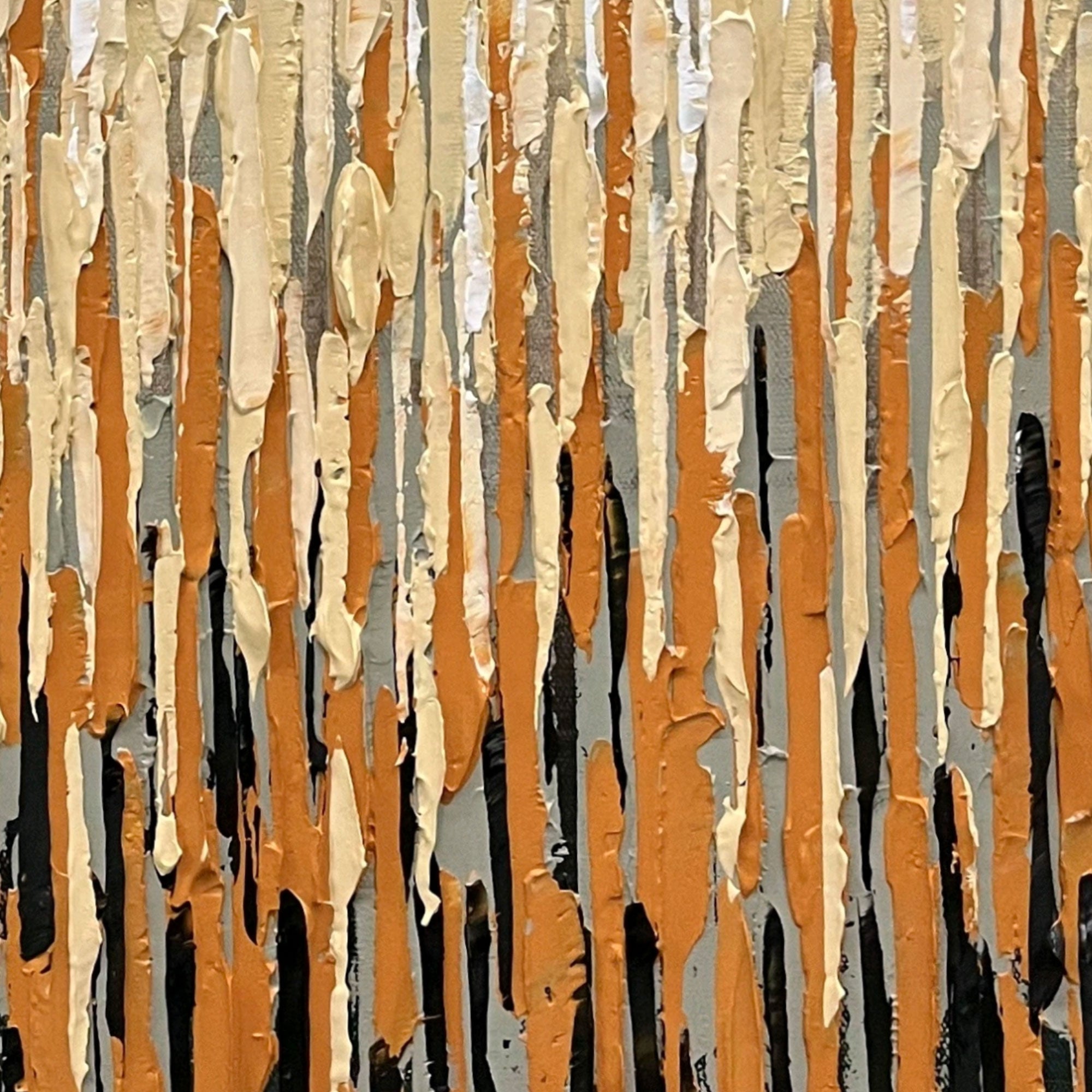 Close-up of Nebula Veil abstract wall art showcasing the texture and color palette.