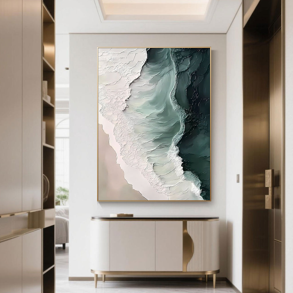 Abstract 3D Ocean Wave Wall Art - Eternal Wave