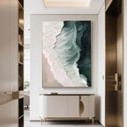 Abstract 3D Ocean Wave Wall Art - Eternal Wave