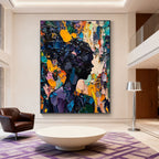 Abstract Colorful Portrait Wall Art - Bloom Within
