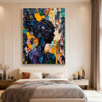 Abstract Colorful Portrait Wall Art - Bloom Within